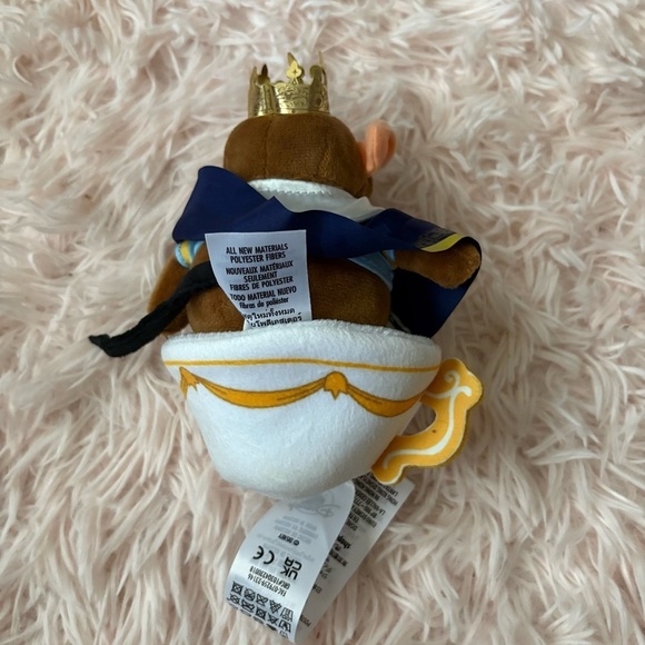 Disney Parks Plush Gus Gus Royal Court Royal Tea Mouse Plush 6" Tea Cup & Mouse - Picture 2 of 3